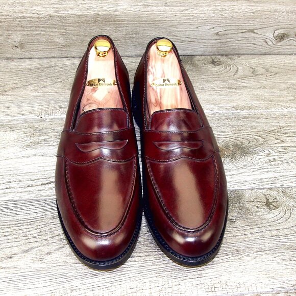 * NIB * $425 Allen Edmonds RANDOLPH 14 D Burgundy Burnished main image 13